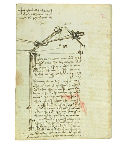 Codice sul volo degli uccelli, Folio 16 verso da Leonardo da Vinci